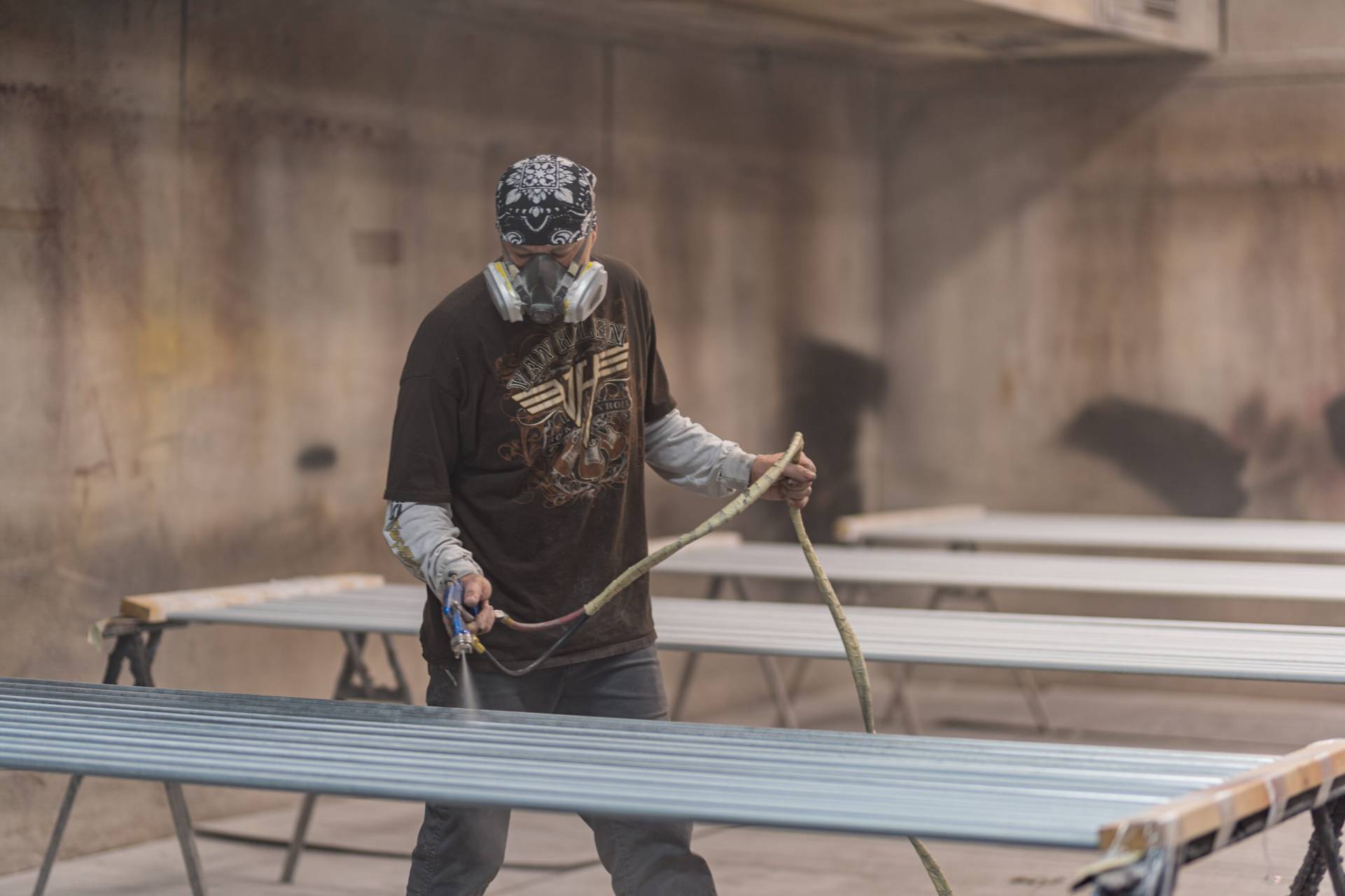 Jay in the Spray Room